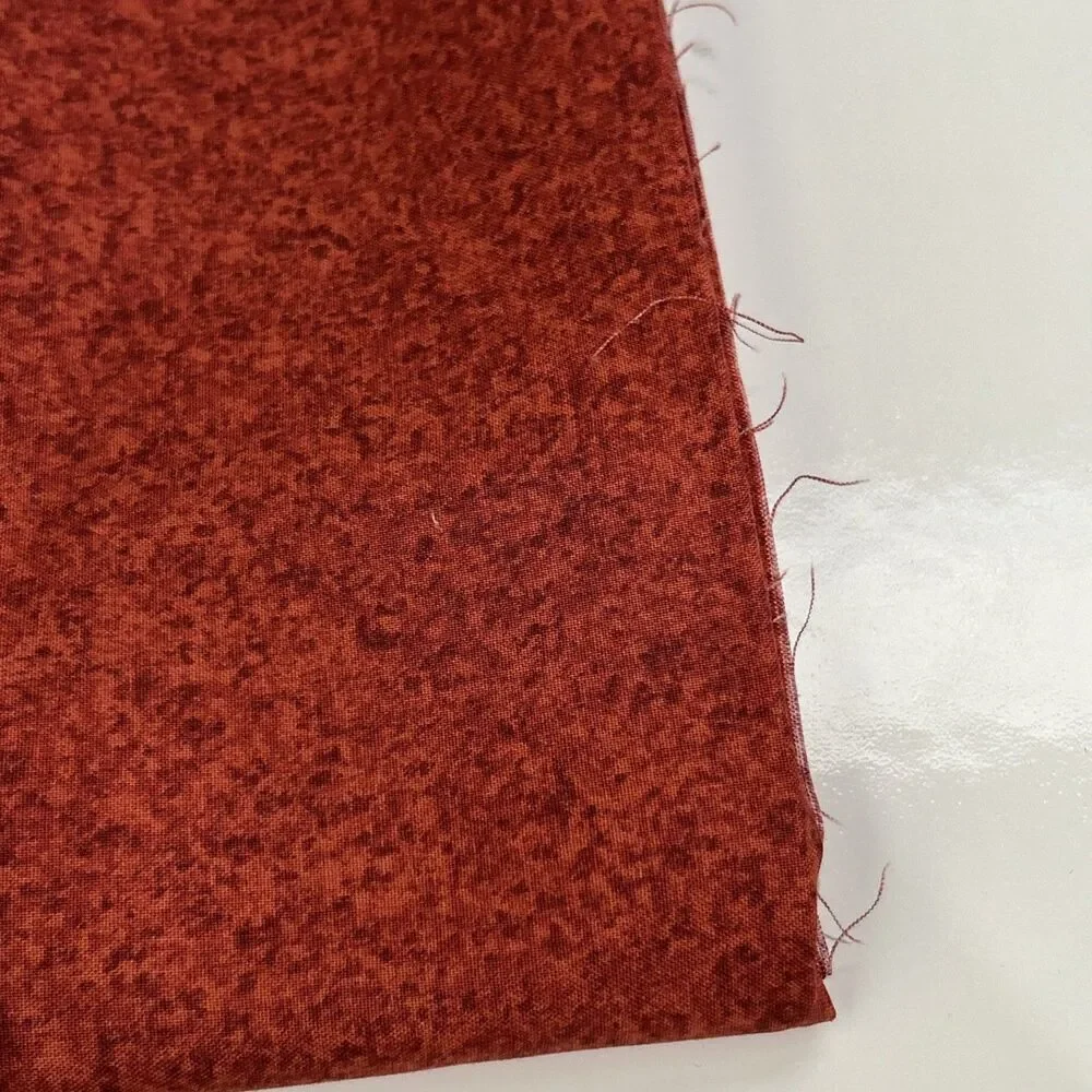 Cotton Quilting Fabric Lot Earthy Tones Earthtone Brown Orange Green Tan 13 Pc